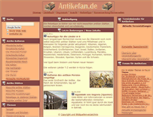 Tablet Screenshot of antikefan.de